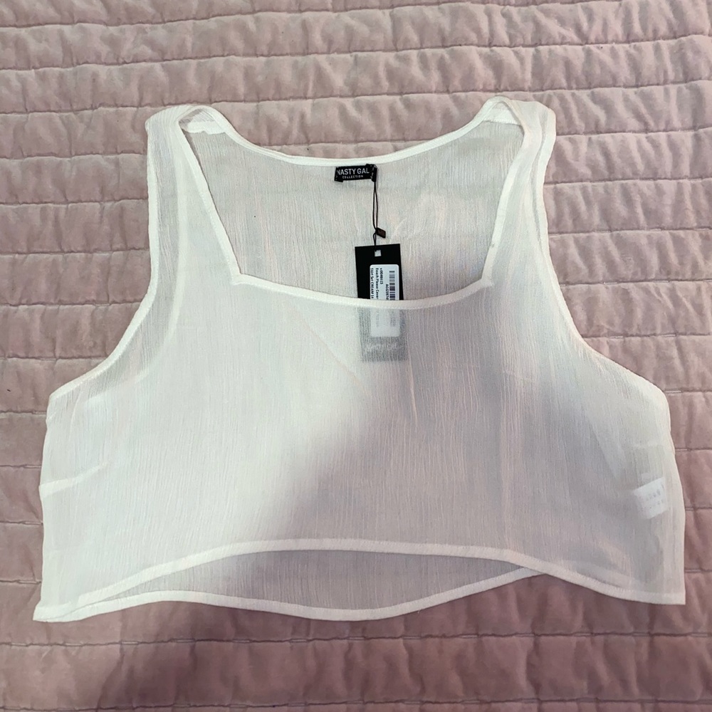 Nasty gal cropped tank top